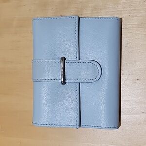 Furla Small Light Blue Leather Wallet